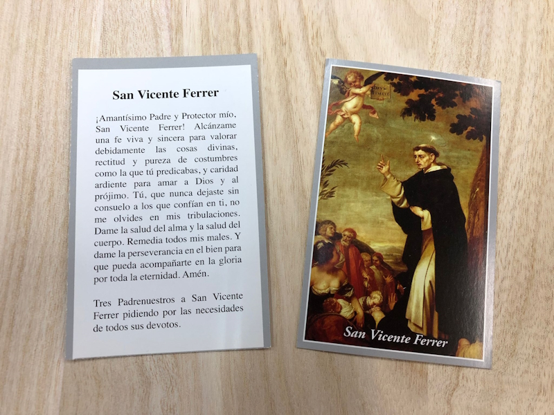 Estampa San Vicente Ferrer